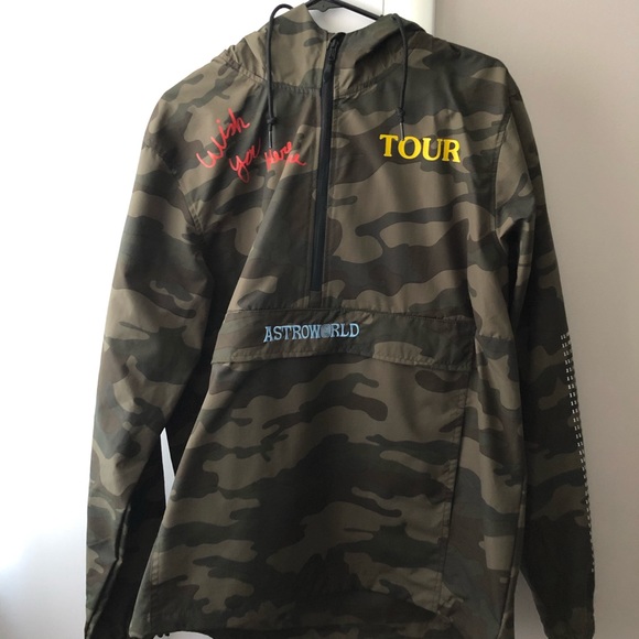 astroworld camo jacket